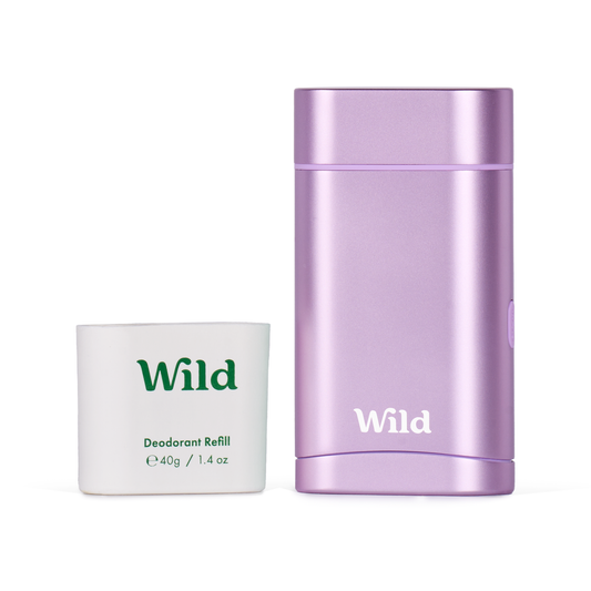 Wild - Coffret de démarrage déo violet « Noix de coco et vanille »