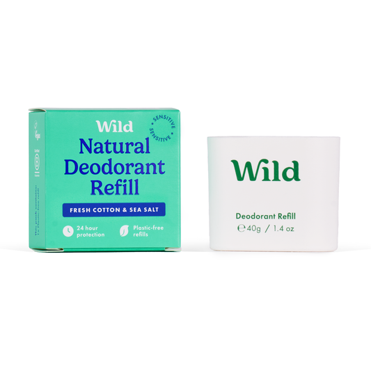 Wild - Deo Refill "Sensitive Fresh Cotton & Sea Salt"