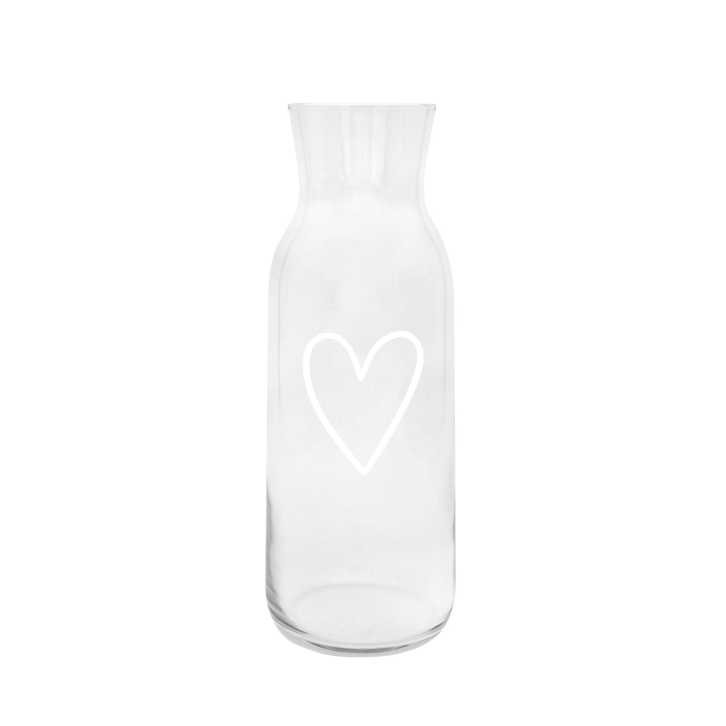 Carafe heart white