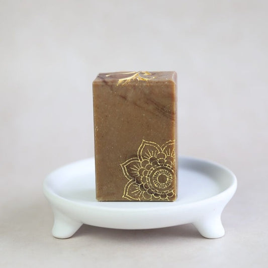 Henna hair soap