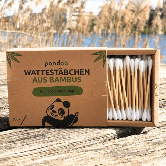 Bamboo cotton swabs (200 pieces)