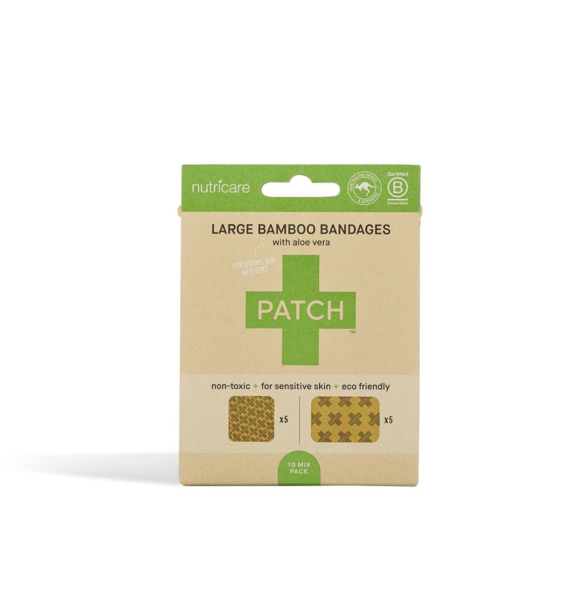 PATCH - Enduit de bambou à l'aloe vera, grand