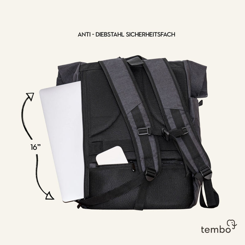 Tembo - 2in1 laptop backpack "Chiang Mai"