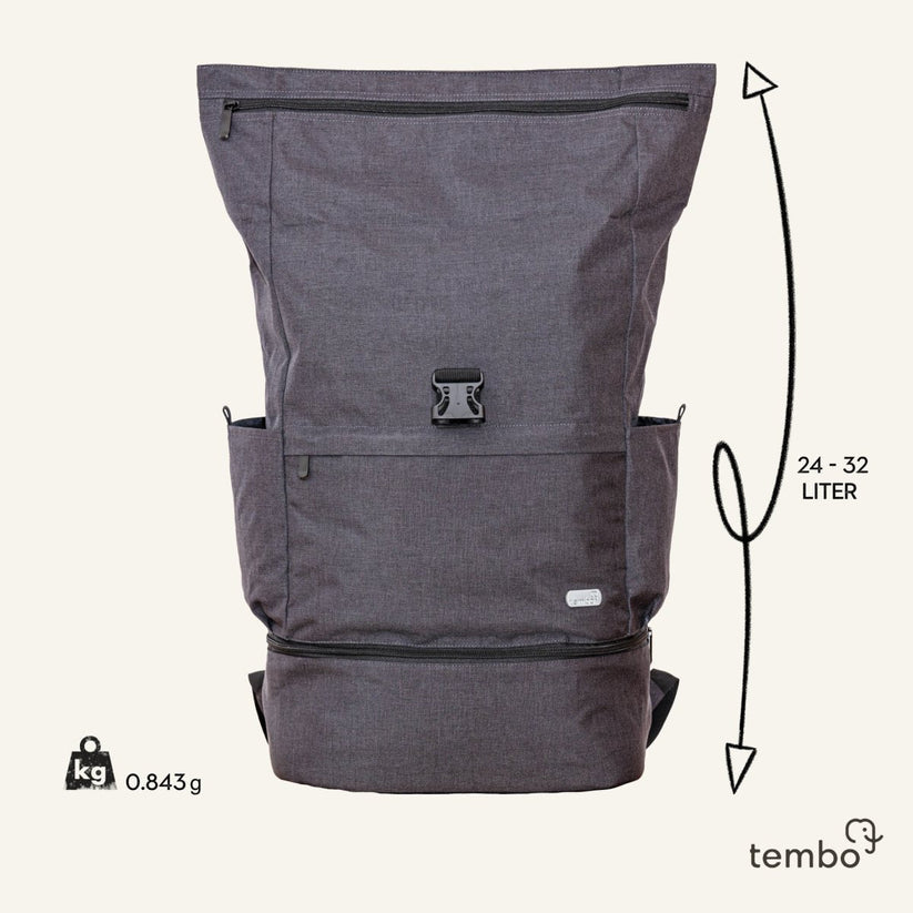 Tembo - 2in1 laptop backpack "Chiang Mai"