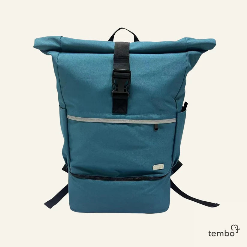 Tembo - 2in1 laptop backpack "Chiang Mai" petrol