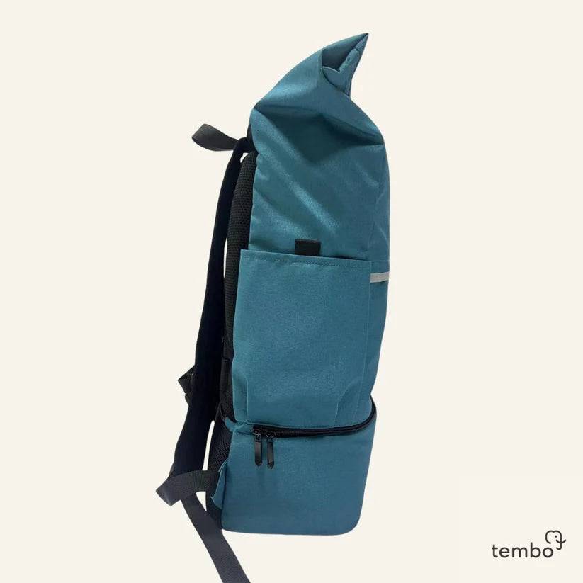 Tembo - 2in1 laptop backpack "Chiang Mai" petrol