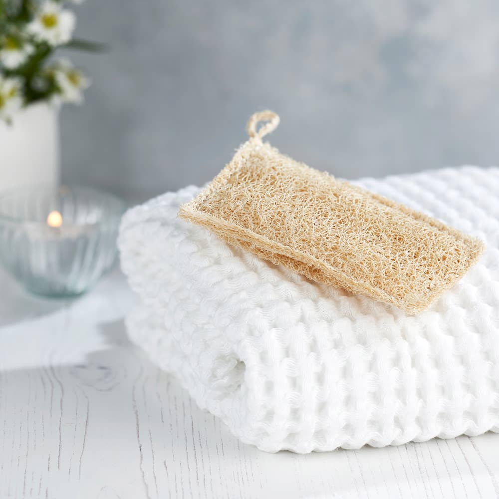 Loofah sponge for kitchen and bathroom