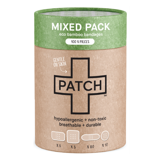 PATCH - Bamboo patches, mixed sizes, value pack